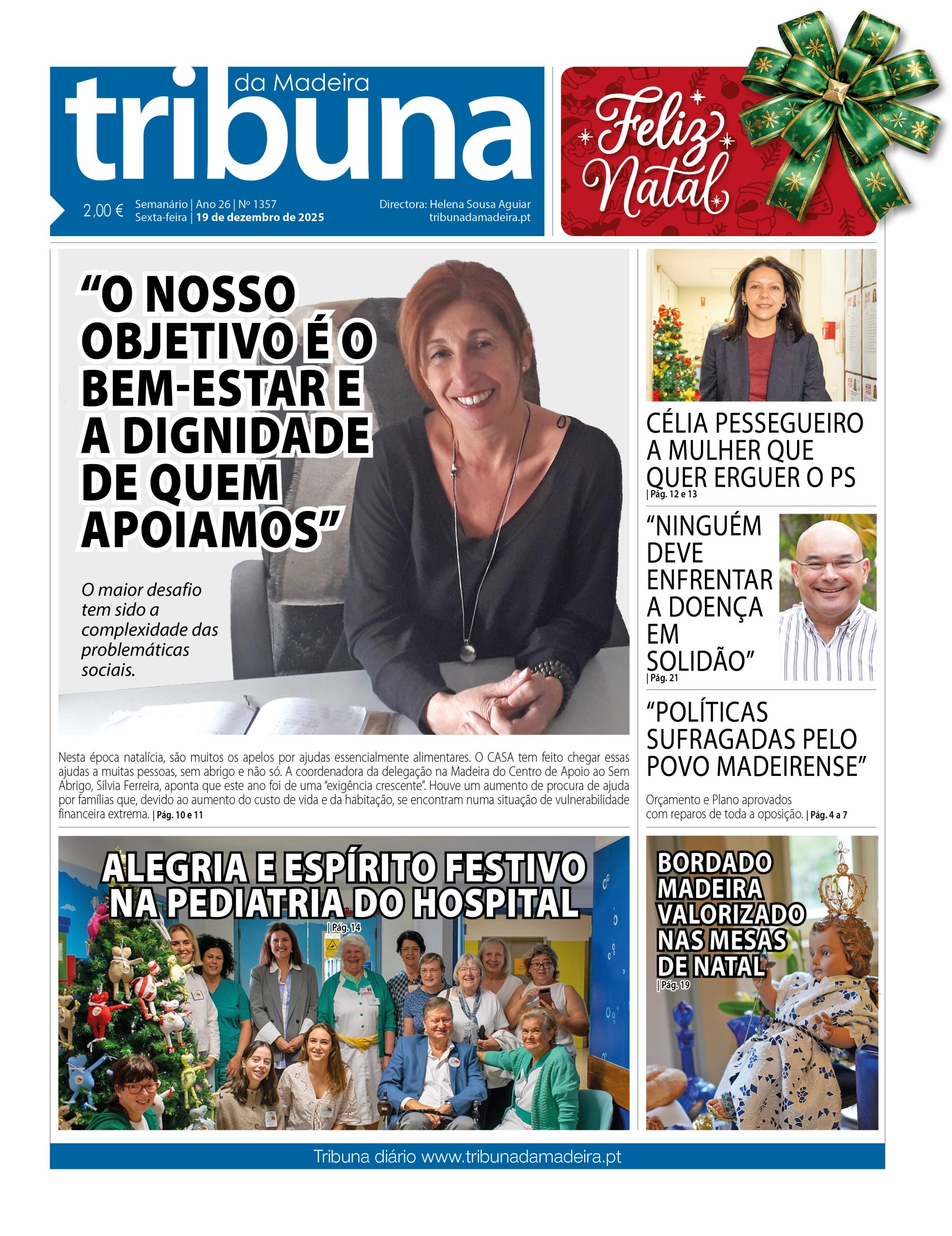 Capa do Semanário Tribuna da Madeira edição 1357
