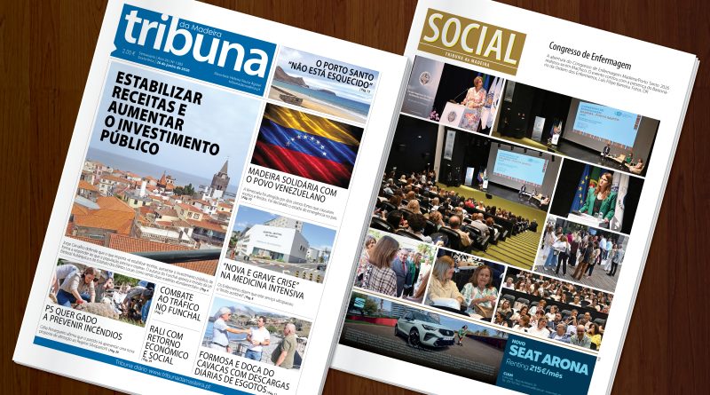 Nas bancas a edição 1383 do Tribuna da Madeira