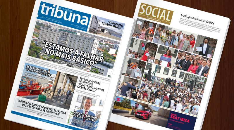 Nas bancas a edição 1387 do Tribuna da Madeira