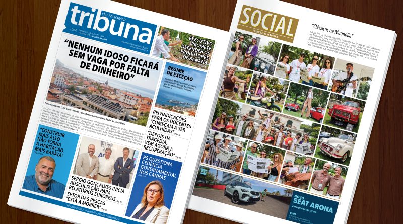 Nas bancas a edição 1388 do Tribuna da Madeira