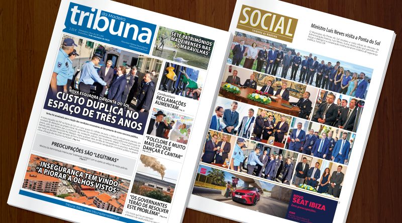 Nas bancas a edição 1393 do Tribuna da Madeira