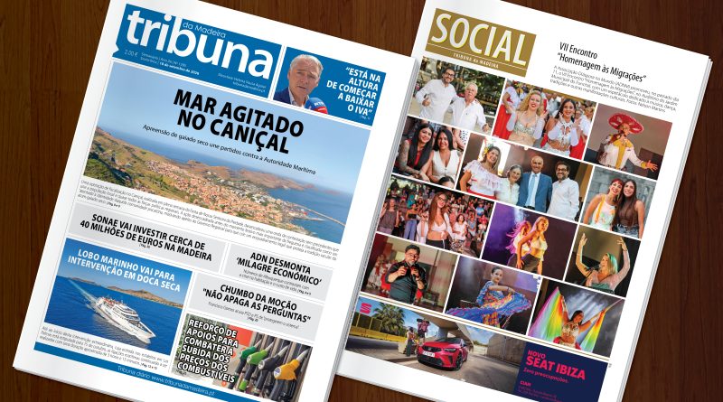 Nas bancas a edição 1395 do Tribuna da Madeira