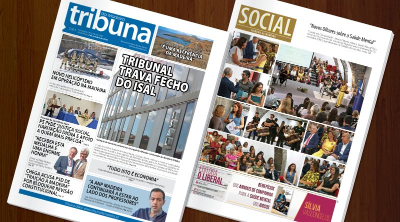 Nas bancas a edição 1397 do Tribuna da Madeira