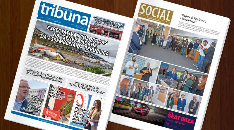 Nas bancas a edição 1371 do Tribuna da Madeira