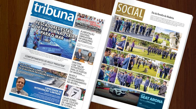 Nas bancas a edição 1372 do Tribuna da Madeira