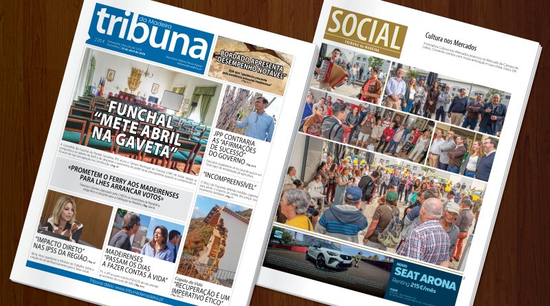 Nas bancas a edição 1374 do Tribuna da Madeira