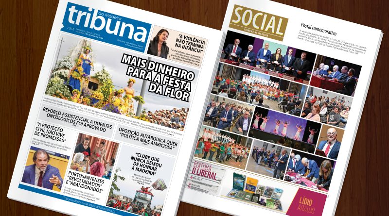 Nas bancas a edição 1375 do Tribuna da Madeira