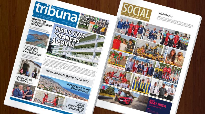 Nas bancas a edição 1389 do Tribuna da Madeira