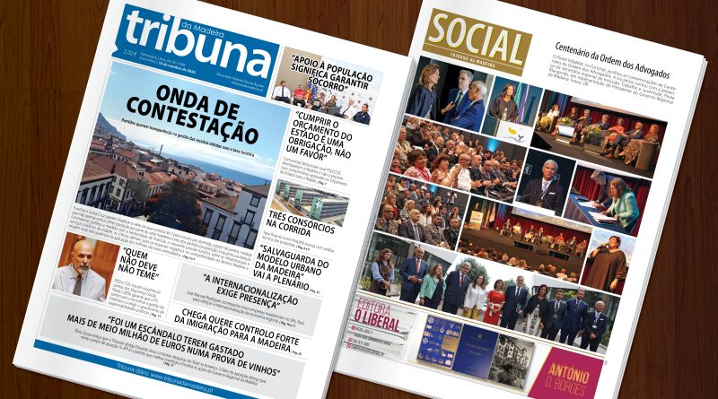 Nas bancas a edição 1399 do Tribuna da Madeira