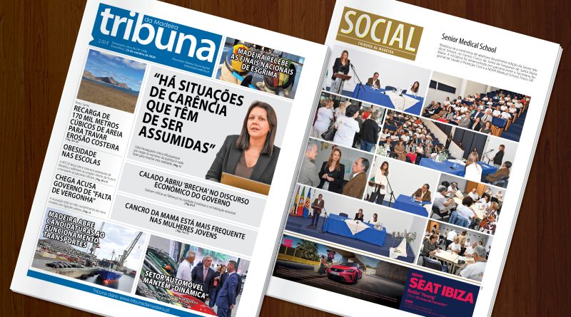Nas bancas a edição 1400 do Tribuna da Madeira