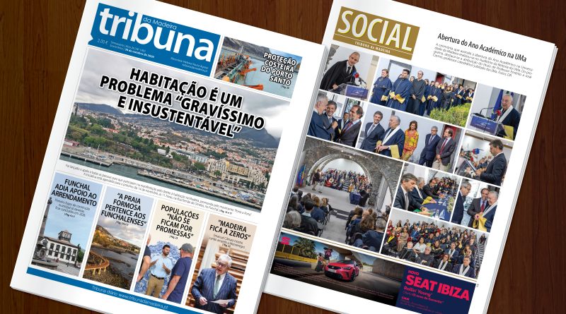 Nas bancas a edição 1401 do Tribuna da Madeira